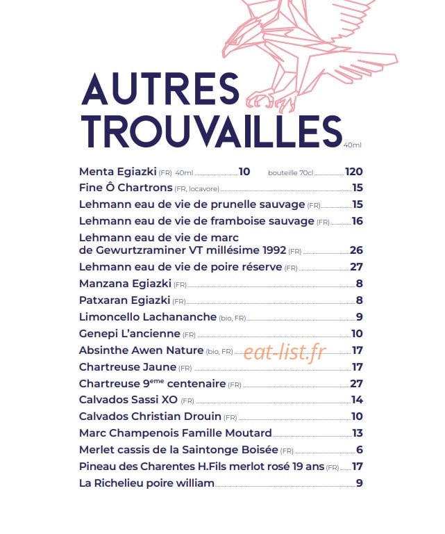 Le Bourbon — carte page 20