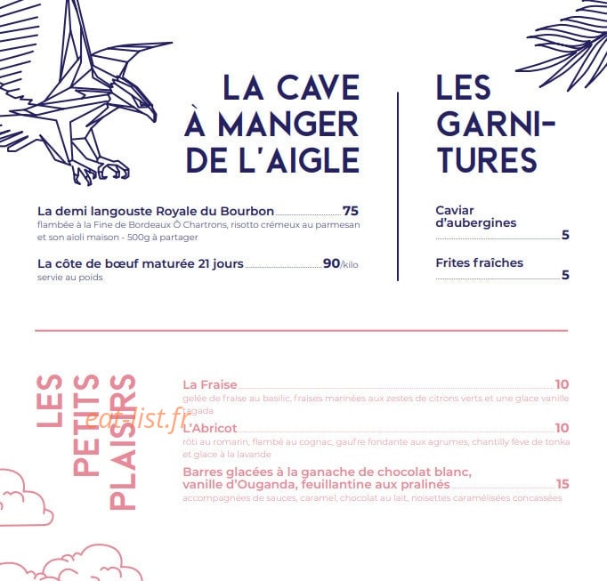 Le Bourbon — carte page 2