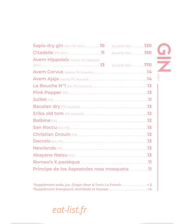 Le Bourbon — carte page 15