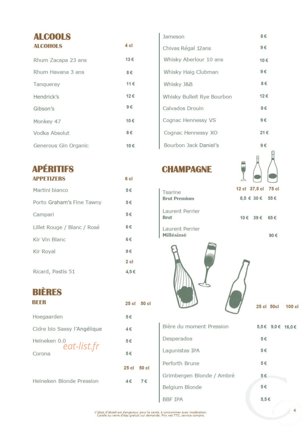 Le C — carte page 4