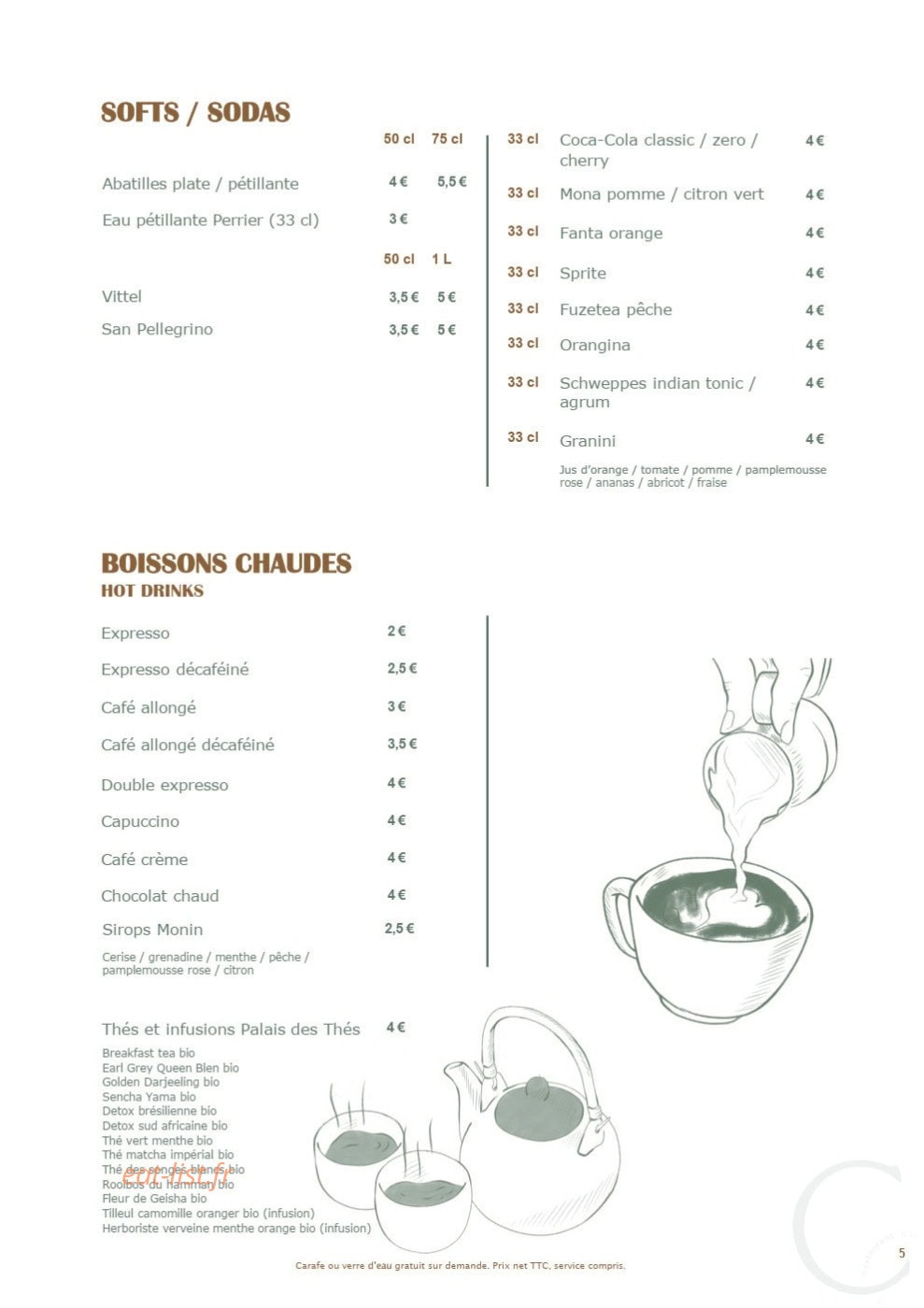 Le C — carte page 5