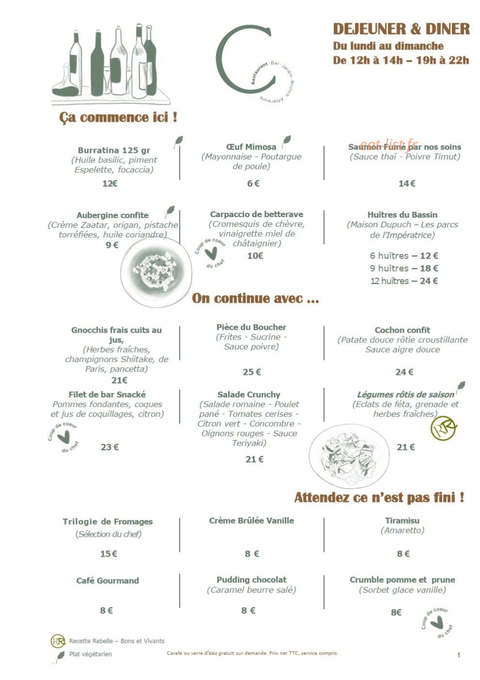 Le C — carte page 1