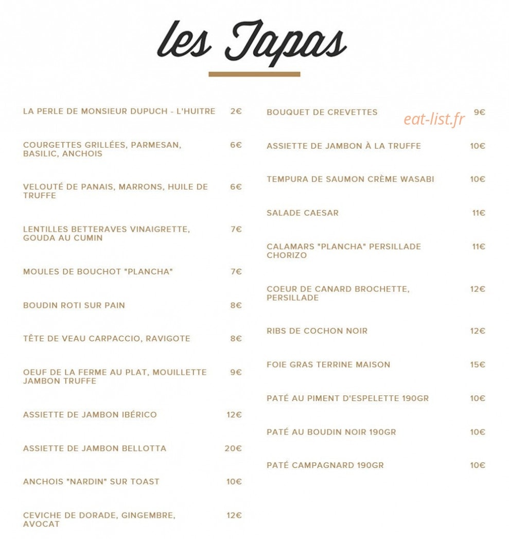 Le carreau — carte page 1