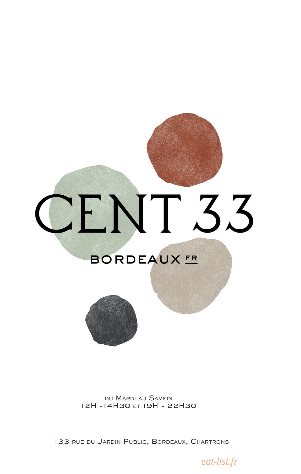Le Cent 33 — carte page 1