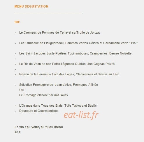 Le Chapon Fin — carte page 9