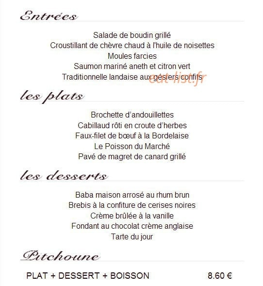 Le Family — carte page 2