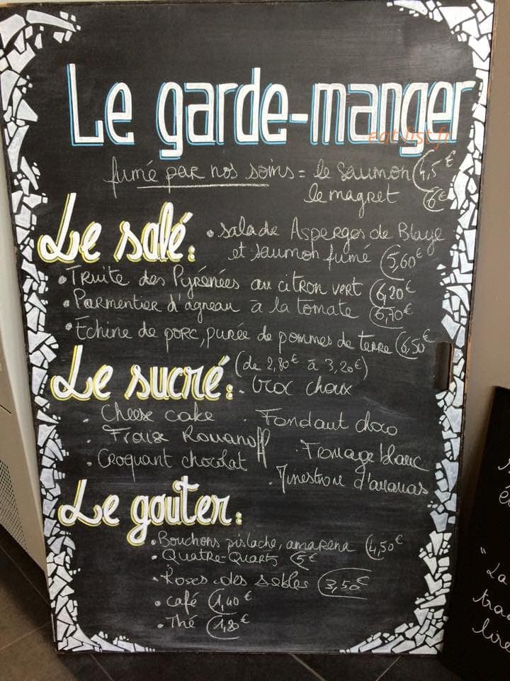 Le garde-manger — carte page 1