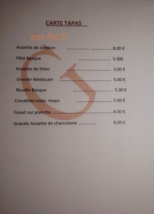 Le Gavinies — carte page 2
