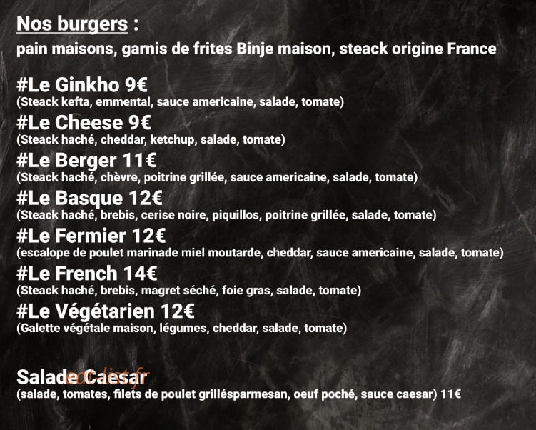 Le Ginkho — carte page 1