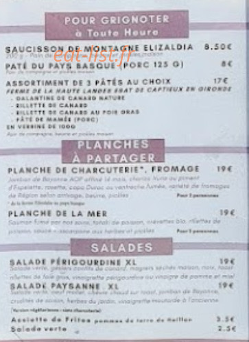 Le Jardin Pêcheur — carte page 3