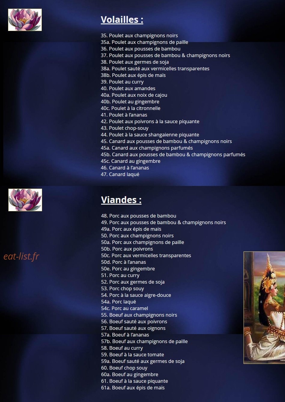 Le Lotus — carte page 4