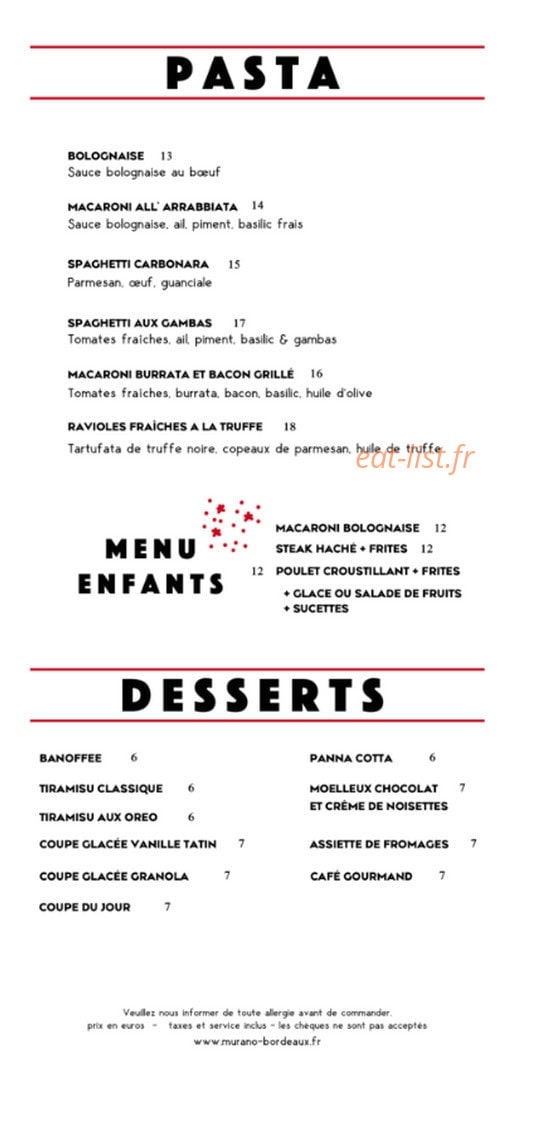 Le murano — carte page 4