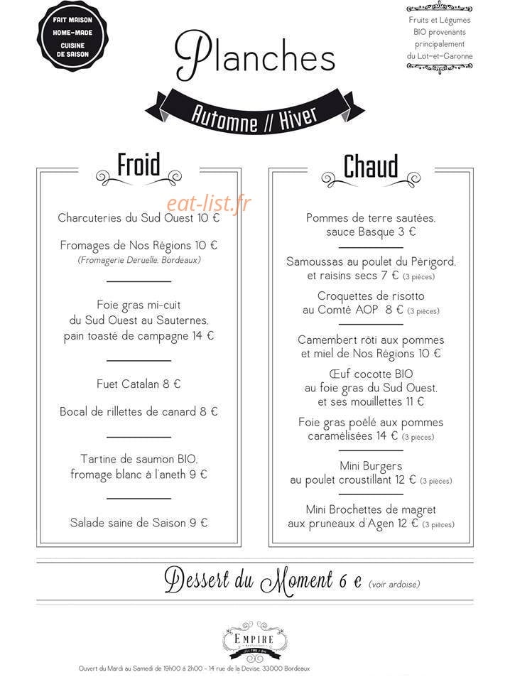 Le Nouvel Empire — carte page 1