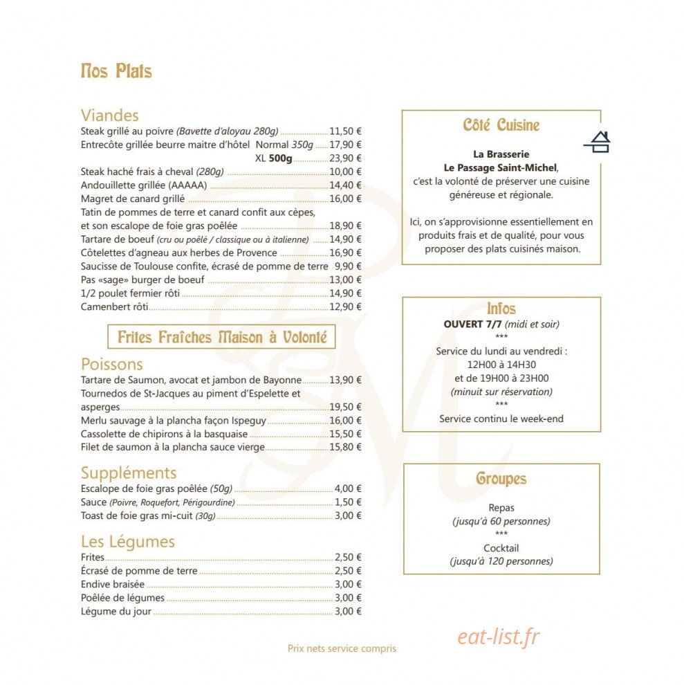 Le Passage St Michel — carte page 3