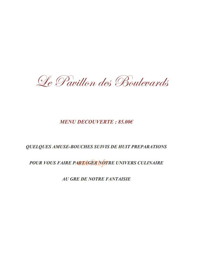 Le pavillon des boulevards — carte page 2
