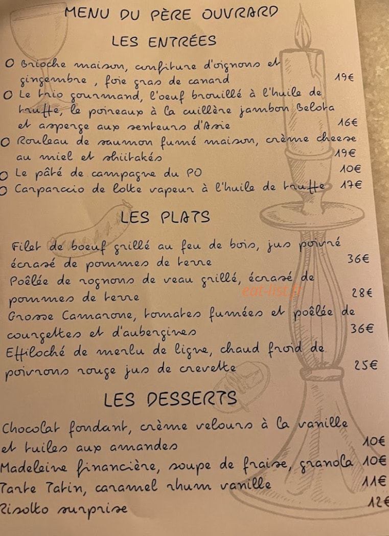 Le Père Ouvrard — carte page 1