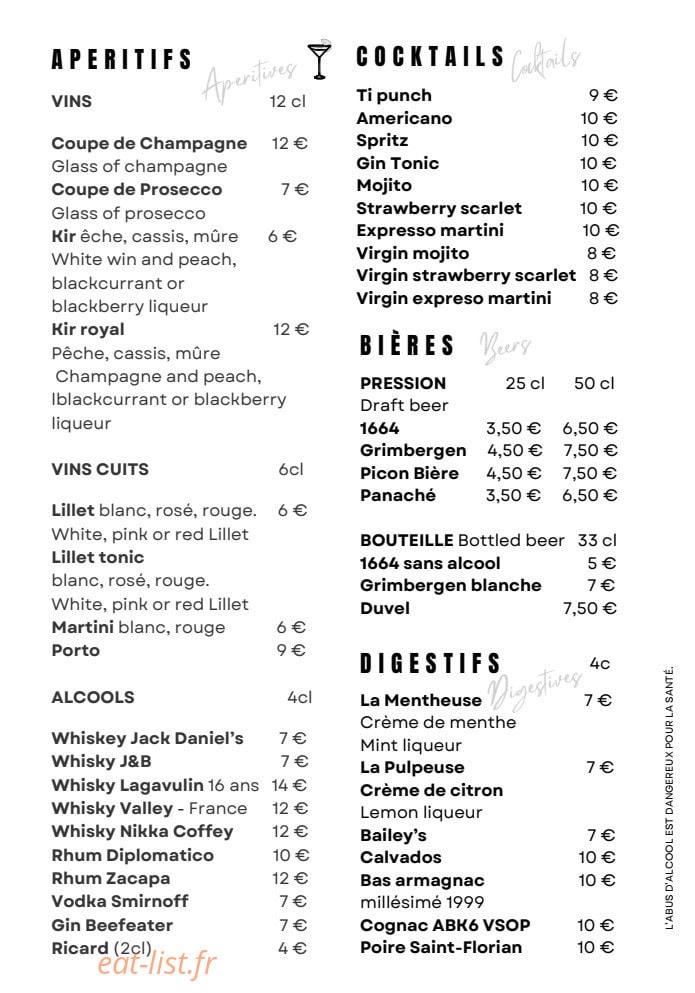 Le Petit Commerce — carte page 7