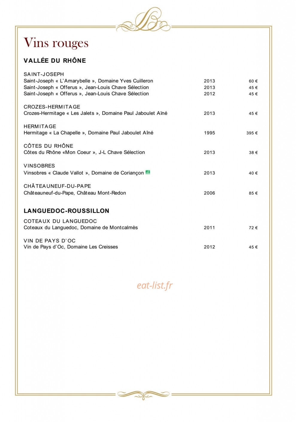 Le Pressoir d’Argent — carte page 9