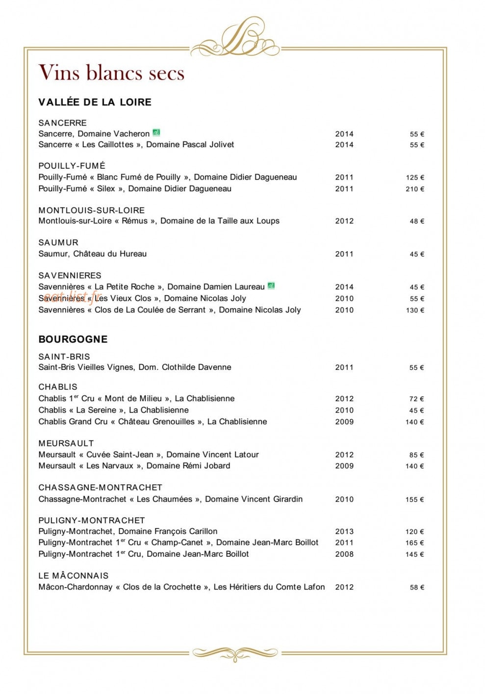 Le Pressoir d’Argent — carte page 11