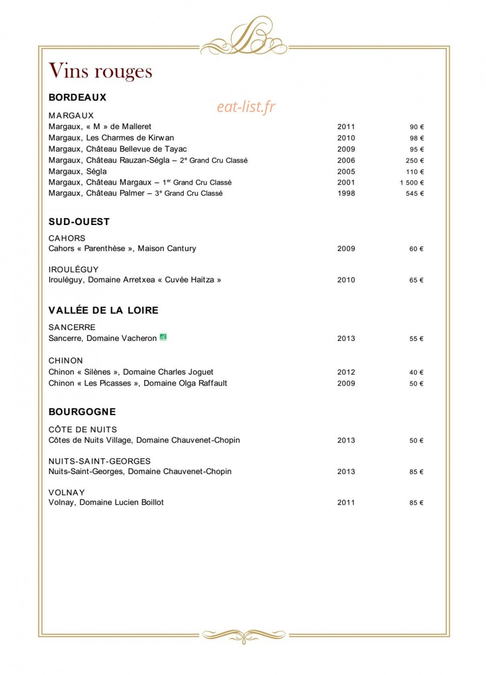 Le Pressoir d’Argent — carte page 12
