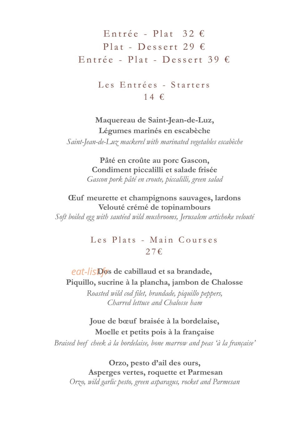 Le Pressoir d’Argent — carte page 2