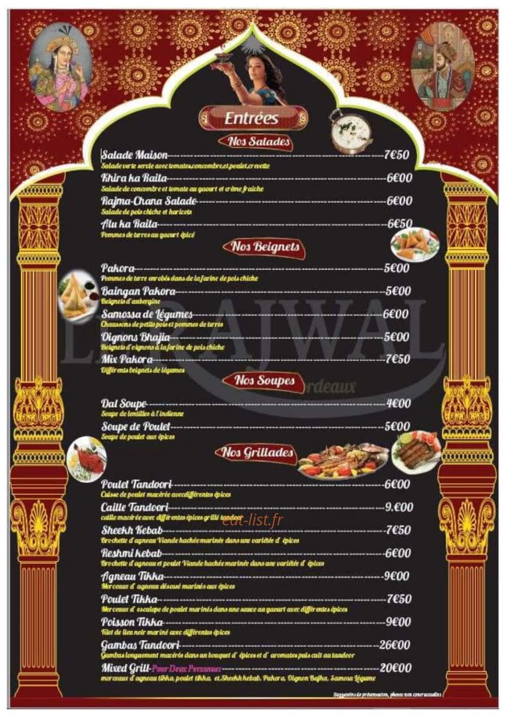 Le Rajwal — carte page 1