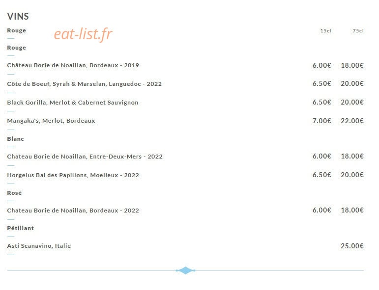 Le Repas pour Geek — carte page 5