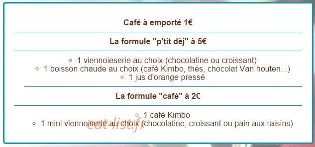 Le Rond Point — carte page 1