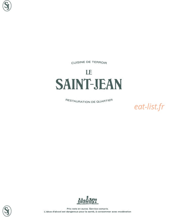 Le Saint-Jean — carte page 1