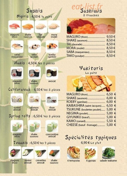 Le Samouraï — carte page 3