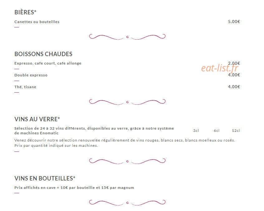 Le Sobre Chartrons — carte page 5