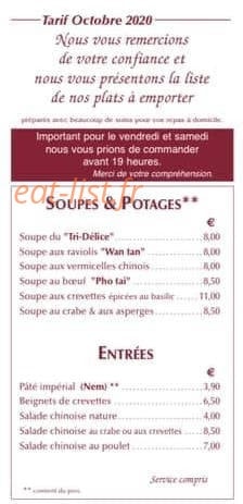 Le Tri-Délice — carte page 4