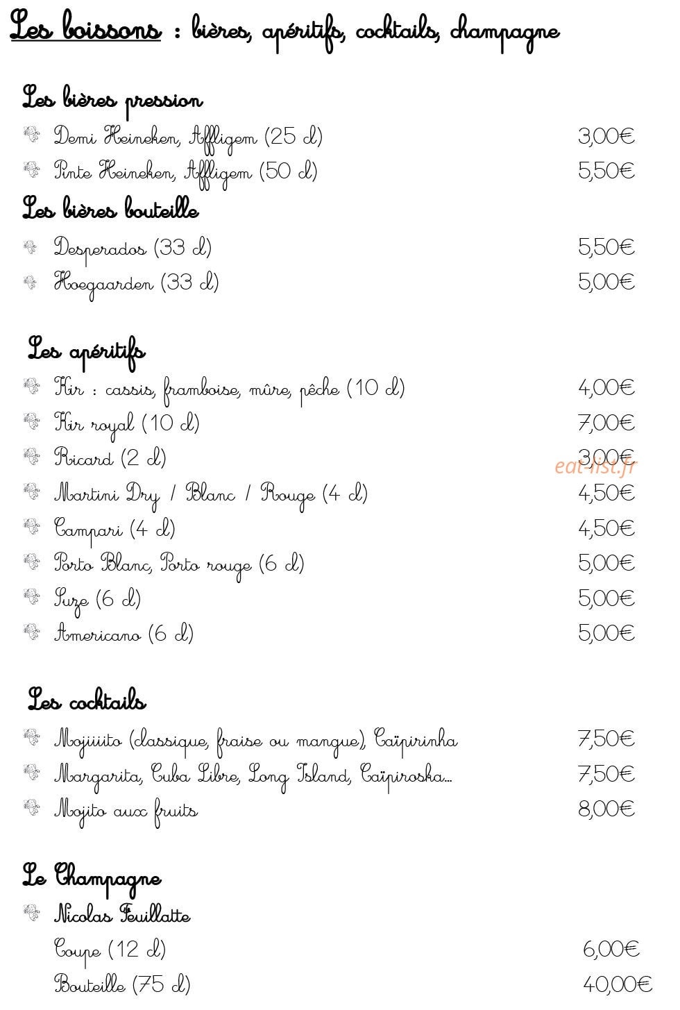 Les Fils à Maman — carte page 9