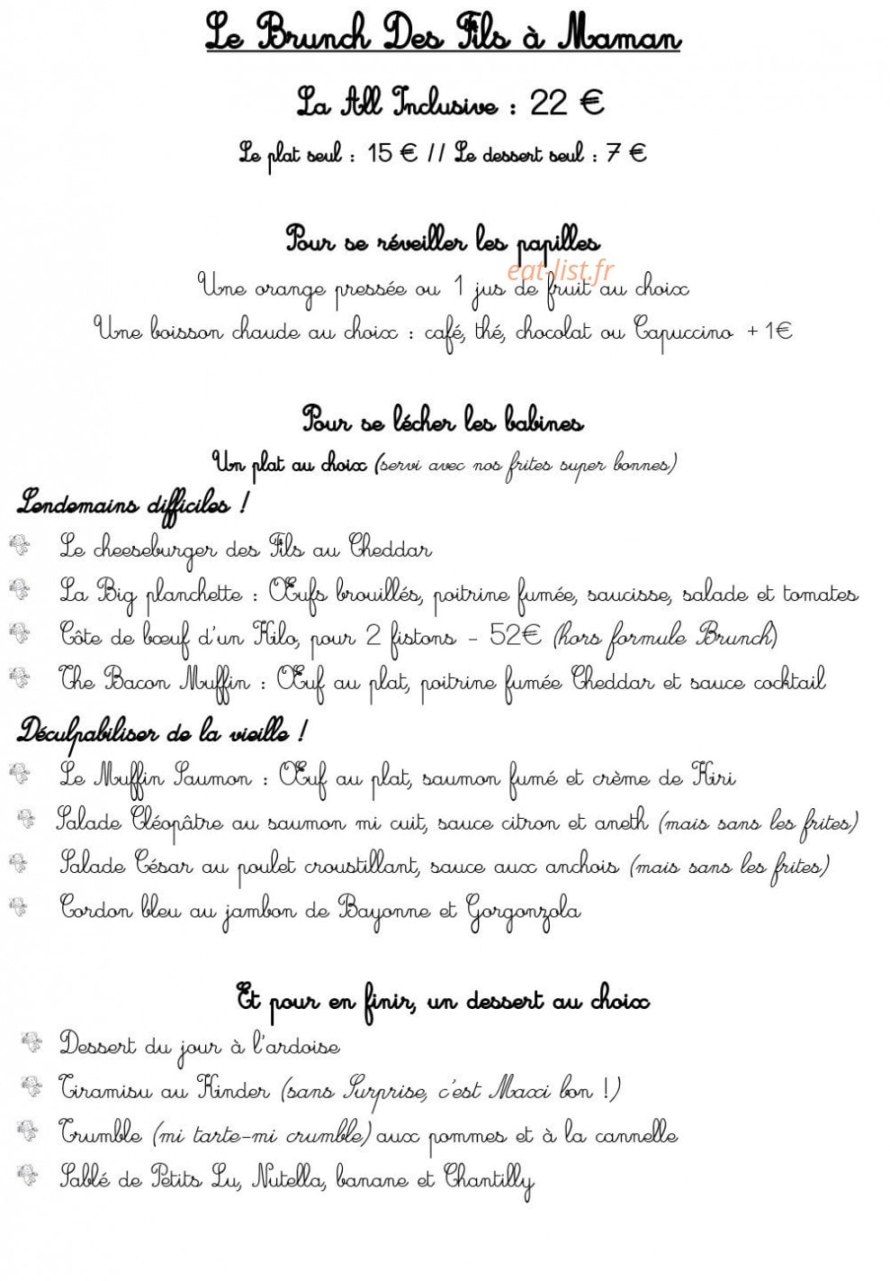 Les Fils à Maman — carte page 7