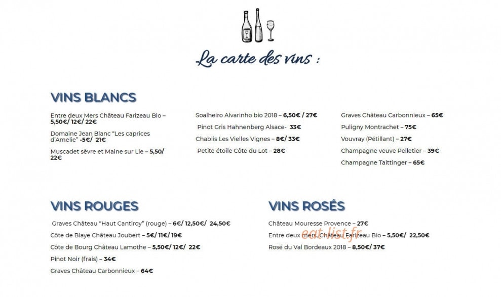 Les Moules du Cabanon — carte page 3