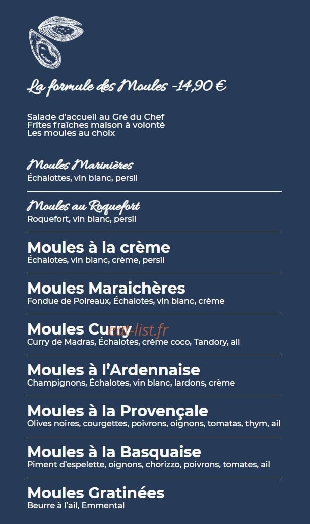 Les Moules du Cabanon — carte page 2