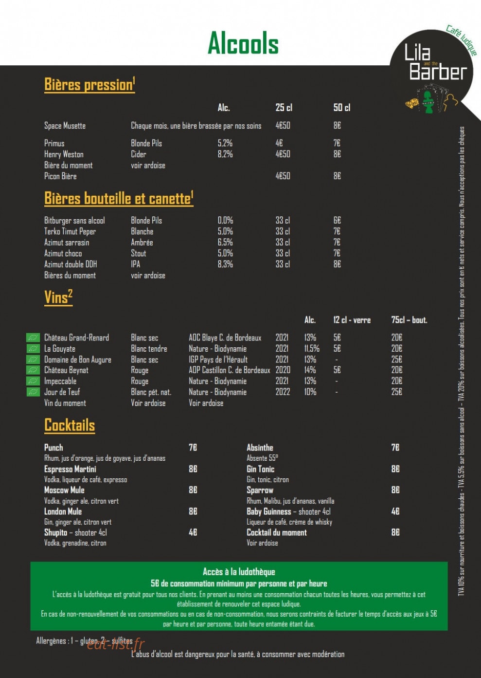 Lila and the Barber — carte page 3