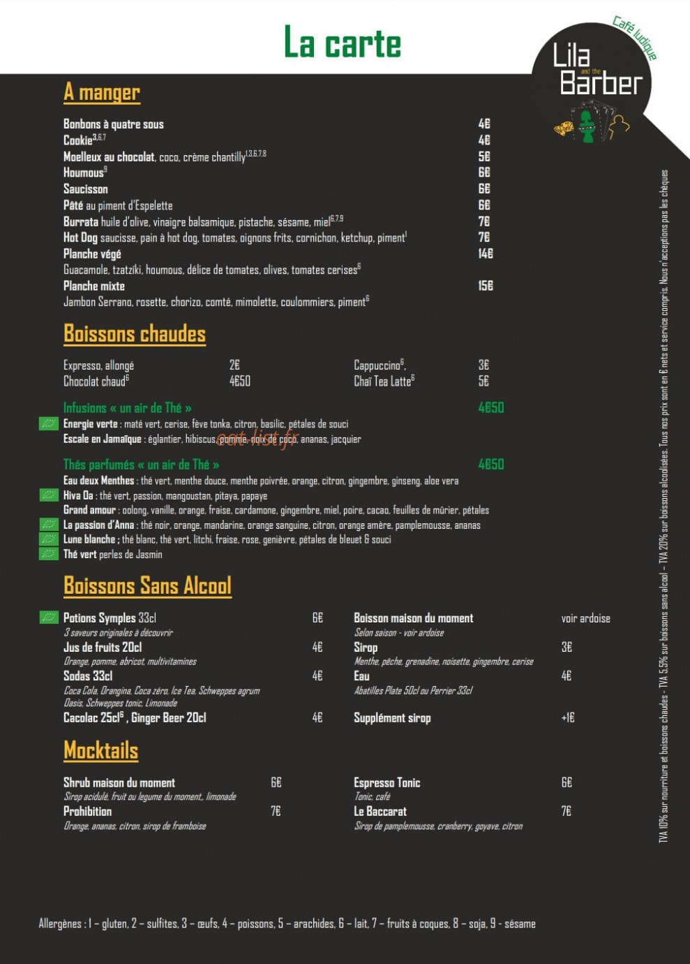 Lila and the Barber — carte page 2