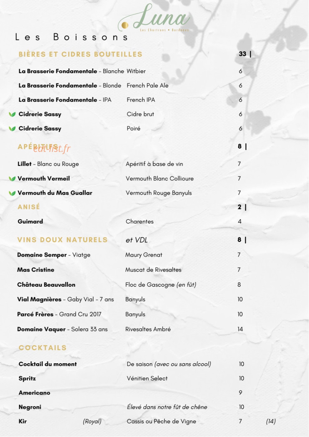 Luna — carte page 6