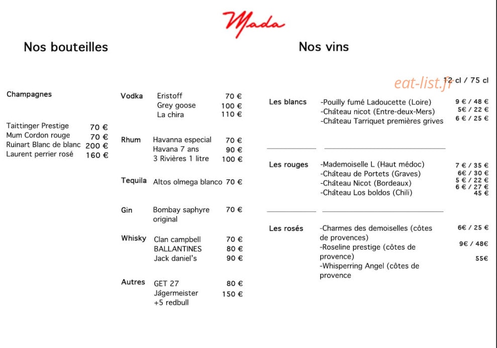 Mada — carte page 2