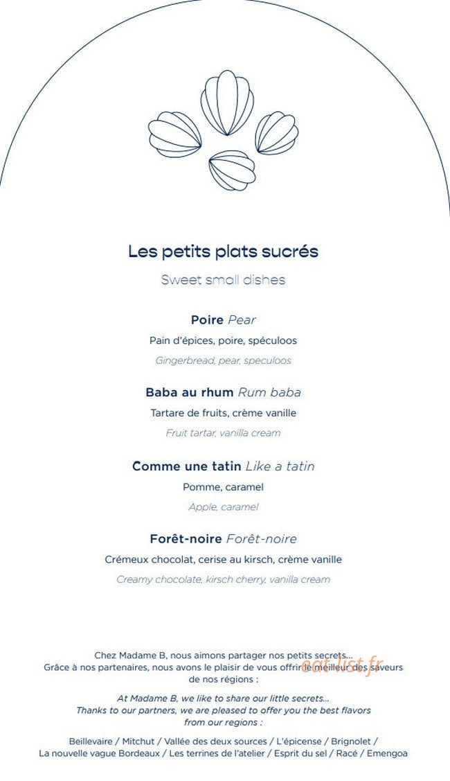 Madame B — carte page 3