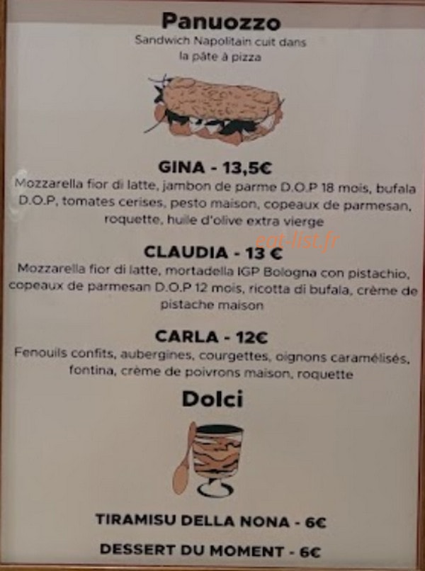 Madonnina — carte page 2