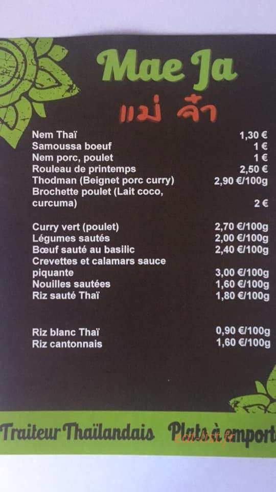 Mae Ja — carte page 1