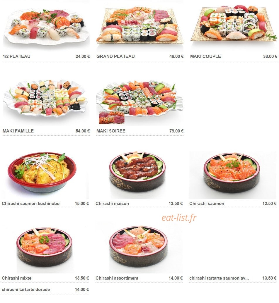 Maki shop — carte page 2