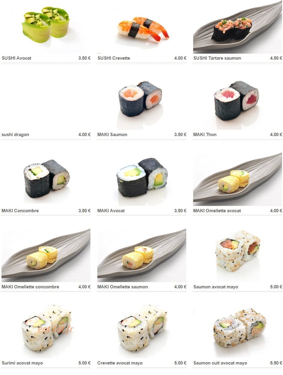 Maki shop — carte page 5