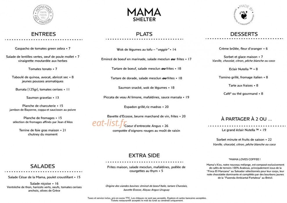 Mama shelter — carte page 9