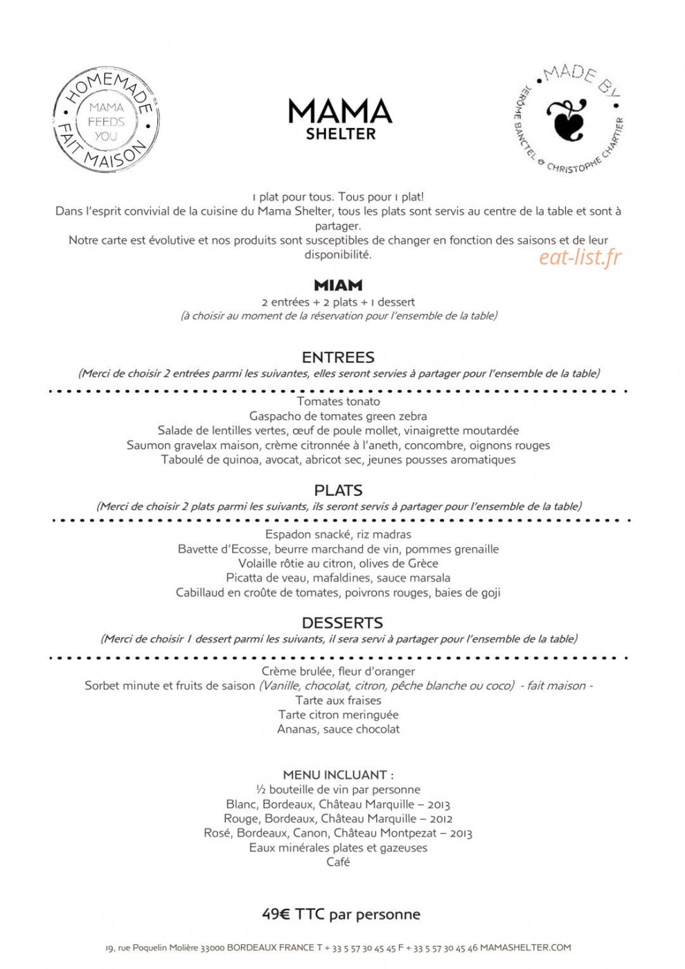 Mama shelter — carte page 3