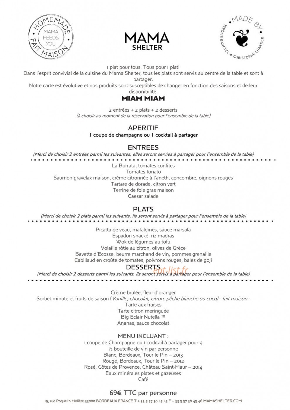 Mama shelter — carte page 4