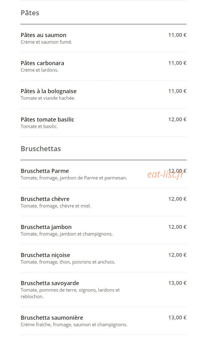 Marci pizza — carte page 5