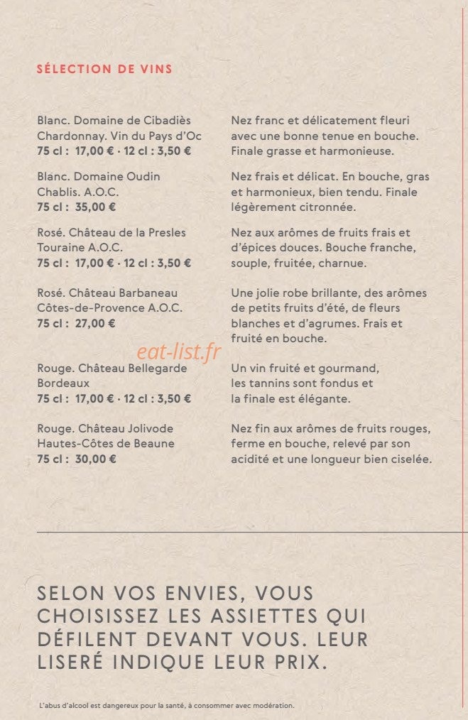 Matsuri — carte page 6